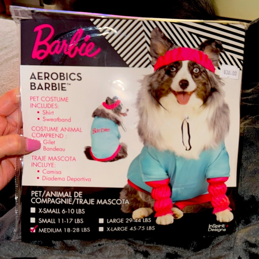 Barbie dog costume size medium😍